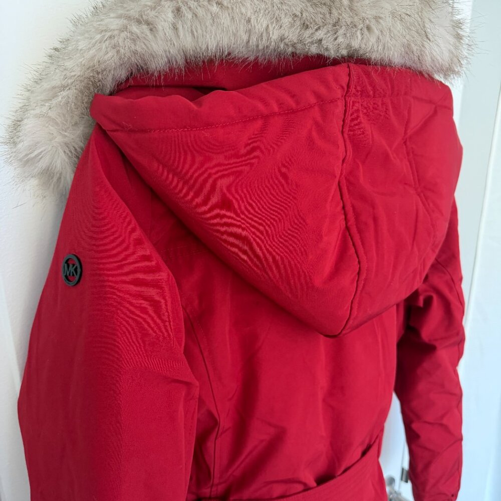MICHAEL KORS WINTER COAT W/ FUR TRIM  ✨ Size M ✨ - Picture 11 of 13